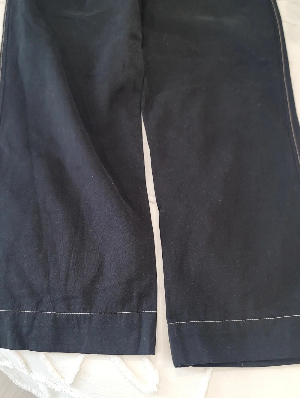 James Perse Standard Men’s  Contrast Stitch Chino Pants - Size 33 Crop - Picture 11 of 16